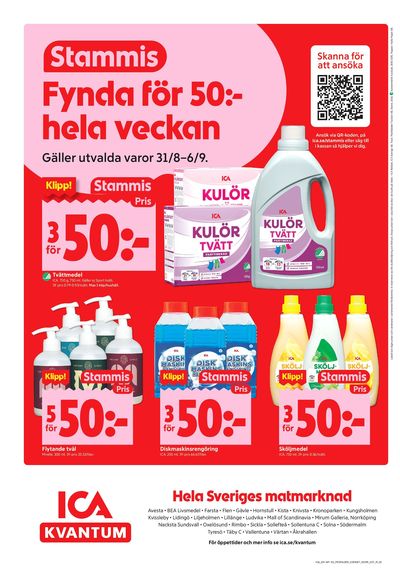 ICA Kvantum reklamblad i vecka 36 sida 10