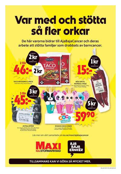 ICA Maxi reklamblad i vecka 36 sida 4