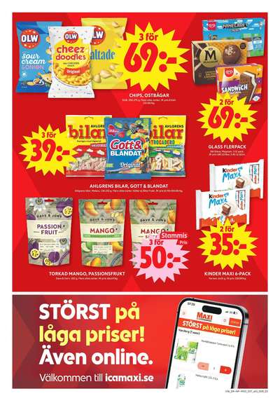 ICA Maxi reklamblad i vecka 36 sida 9