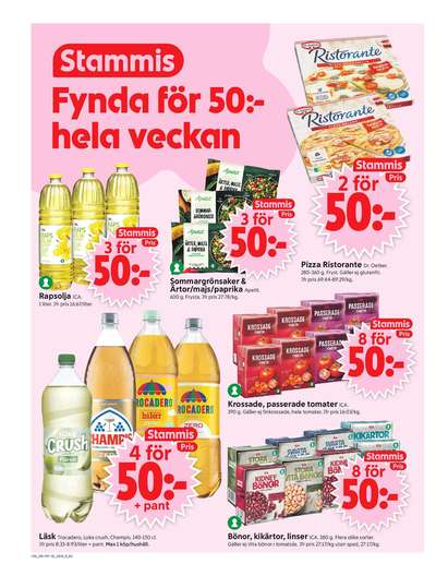 ICA Supermarket reklamblad i vecka 36 sida 2