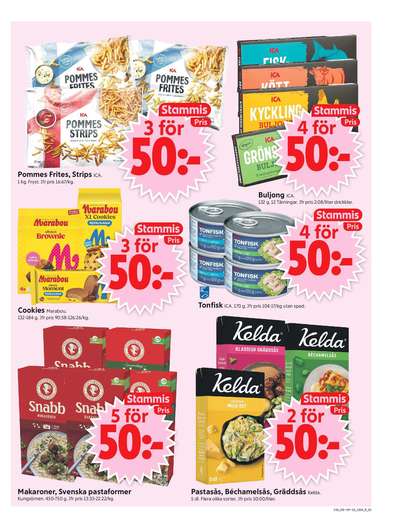 ICA Supermarket reklamblad i vecka 36 sida 3
