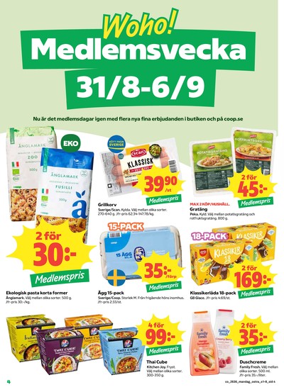Coop reklamblad i vecka 36 sida 4