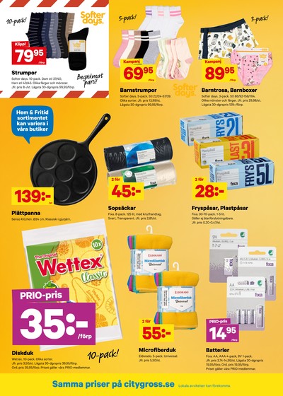 City Gross reklamblad i vecka 36 sida 13