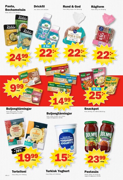 Pekås reklamblad i vecka 36 sida 2