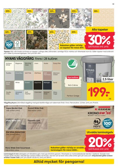 Rusta reklamblad i vecka 36 sida 13