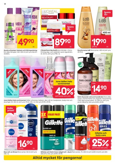 Rusta reklamblad i vecka 36 sida 10