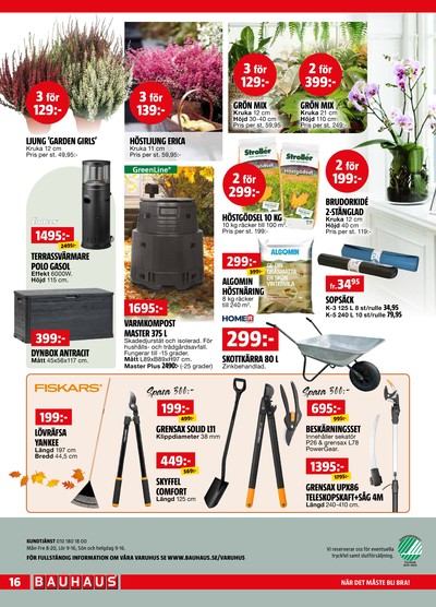 Bauhaus reklamblad i vecka 36 sida 16