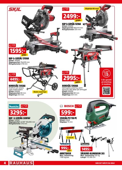 Bauhaus reklamblad i vecka 36 sida 4