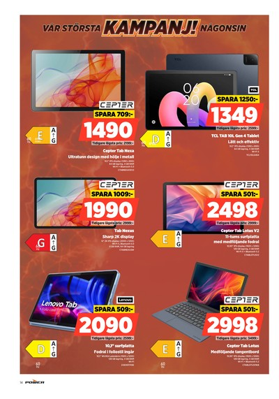 Power reklamblad i vecka 36 sida 14