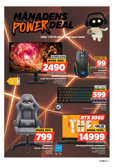 Power reklamblad i vecka 36 sida 21