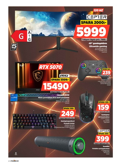Power reklamblad i vecka 36 sida 22