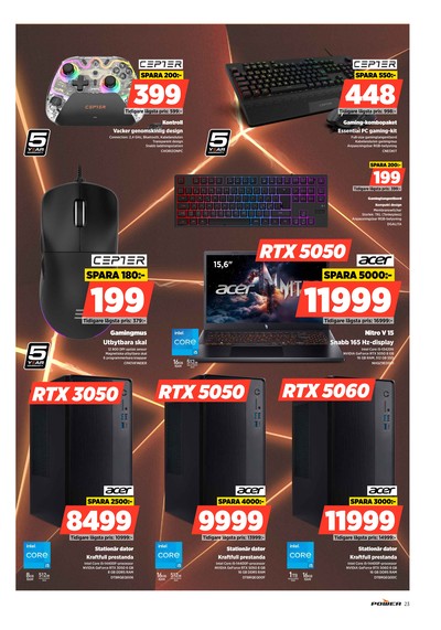 Power reklamblad i vecka 36 sida 23