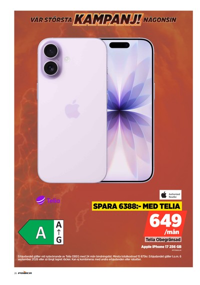 Power reklamblad i vecka 36 sida 26