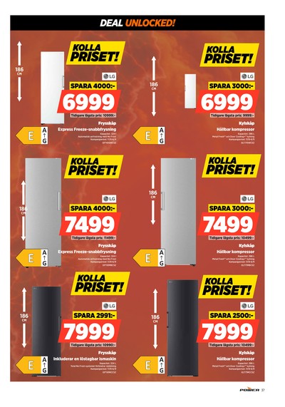 Power reklamblad i vecka 36 sida 37