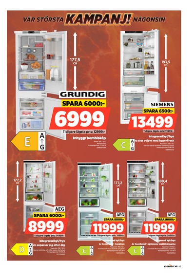 Power reklamblad i vecka 36 sida 43