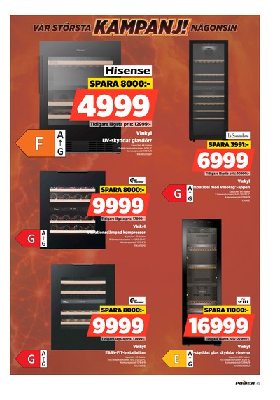 Power reklamblad i vecka 36 sida 45