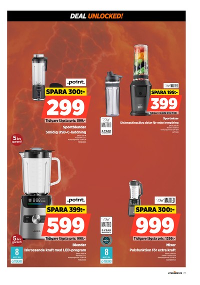 Power reklamblad i vecka 36 sida 77