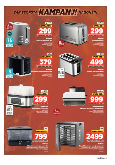 Power reklamblad i vecka 36 sida 81