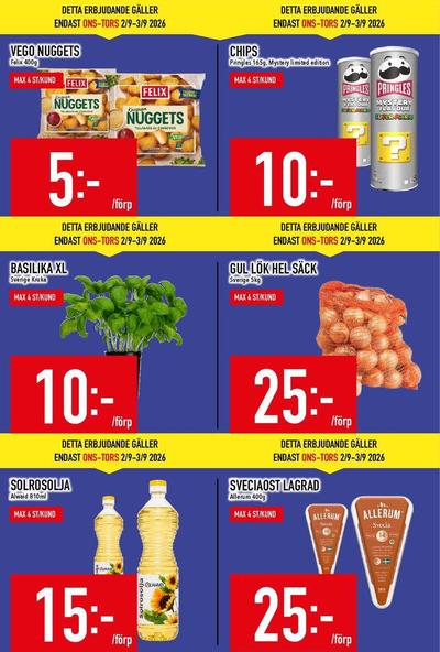 MatDax reklamblad i vecka 36 sida 3
