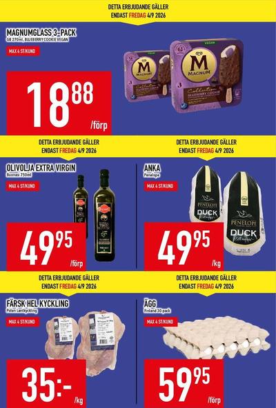 MatDax reklamblad i vecka 36 sida 4