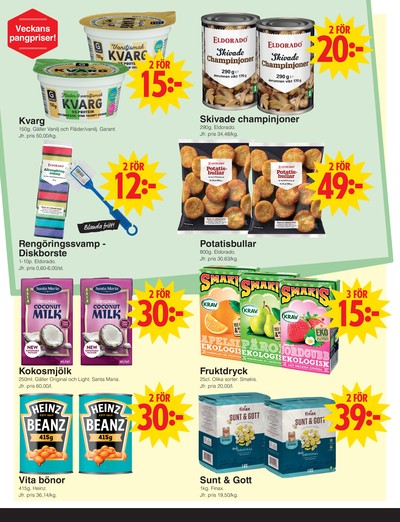 Matöppet reklamblad i vecka 36 sida 2