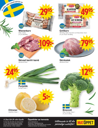 Matöppet reklamblad i vecka 36 sida 4