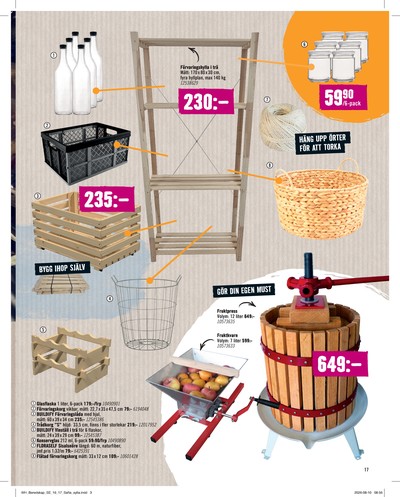 Hornbach reklamblad i vecka 37 sida 17