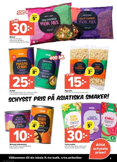 X:-tra reklamblad i vecka 37 sida 3