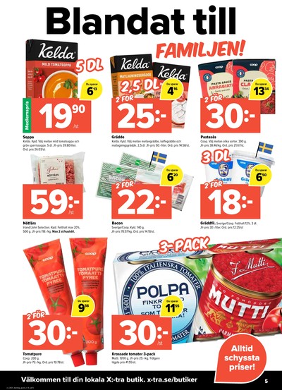 X:-tra reklamblad i vecka 37 sida 5