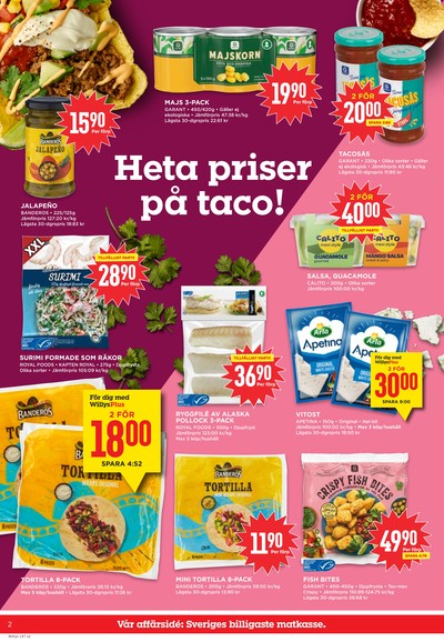 WILLY:S reklamblad i vecka 37 sida 2