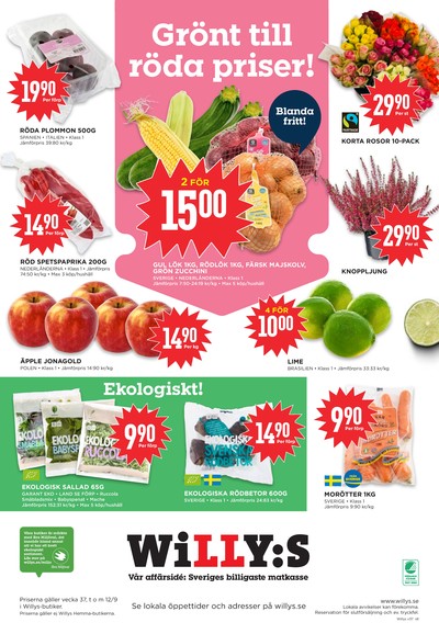 WILLY:S reklamblad i vecka 37 sida 8