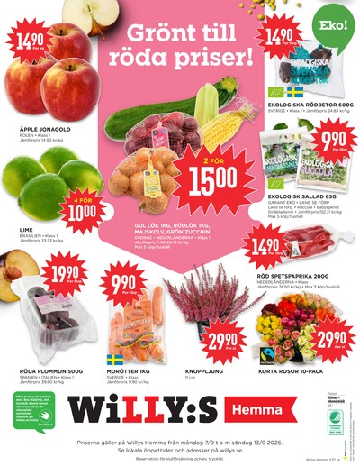 WILLY:S hemma reklamblad i vecka 37 sida 4