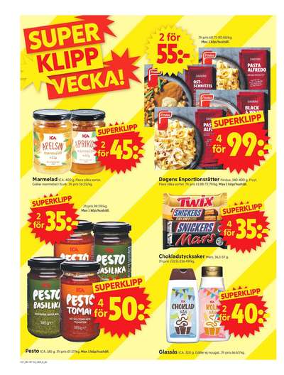 ICA Supermarket reklamblad i vecka 37 sida 2