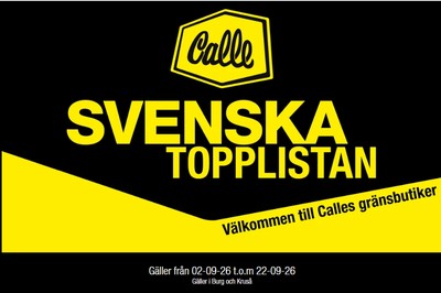 Calle reklamblad i vecka 37 sida 1
