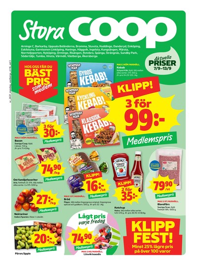Stora Coop reklamblad i vecka 37 sida 3