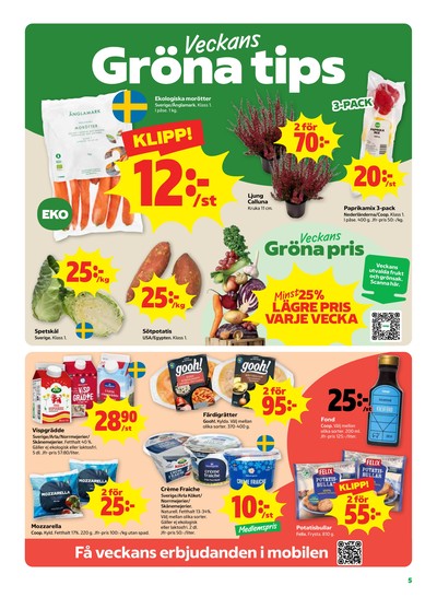 Stora Coop reklamblad i vecka 37 sida 5
