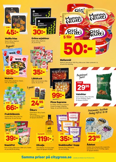 City Gross reklamblad i vecka 37 sida 8