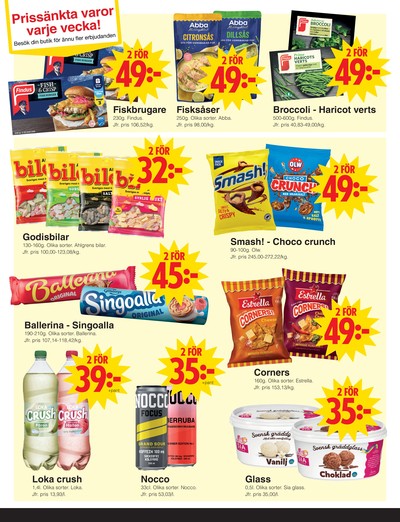 Matöppet reklamblad i vecka 37 sida 3