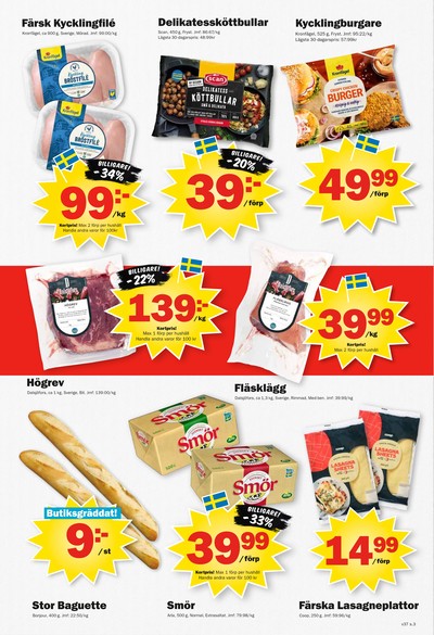 Pekås reklamblad i vecka 37 sida 3