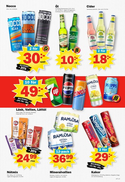 Pekås reklamblad i vecka 37 sida 5