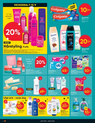 Dollarstore reklamblad i vecka 37 sida 2