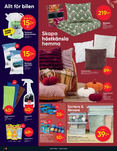 Dollarstore reklamblad i vecka 37 sida 6