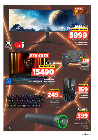 Power reklamblad i vecka 37 sida 15
