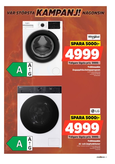 Power reklamblad i vecka 37 sida 27
