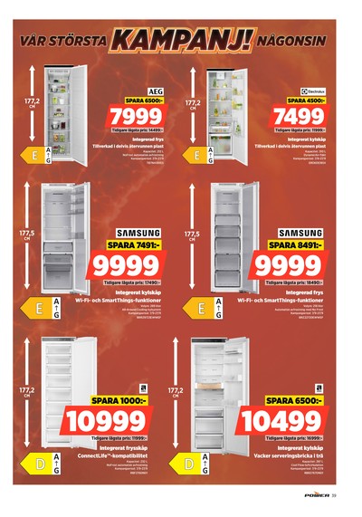 Power reklamblad i vecka 37 sida 39