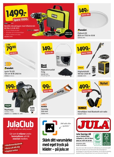 Jula reklamblad i vecka 37 sida 8