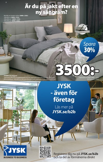 Jysk reklamblad i vecka 37 sida 9