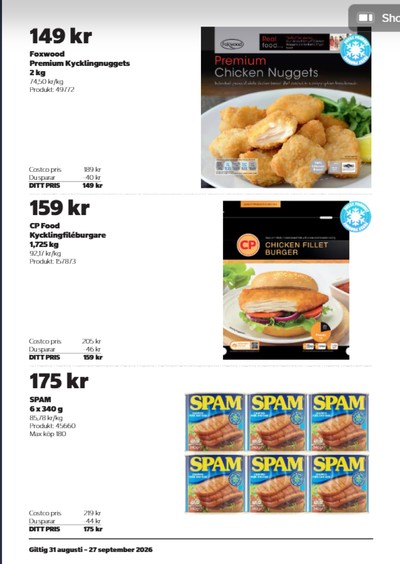 Costco reklamblad i vecka 38 sida 12