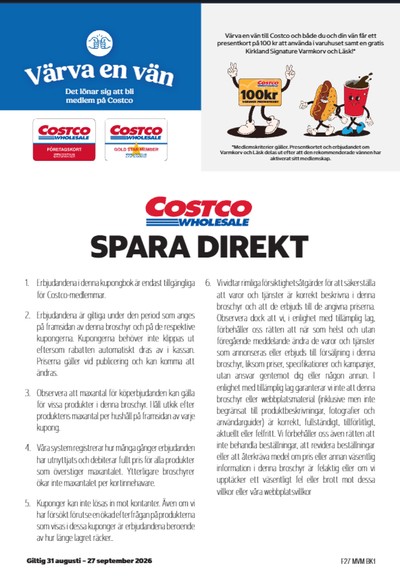 Costco reklamblad i vecka 38 sida 20