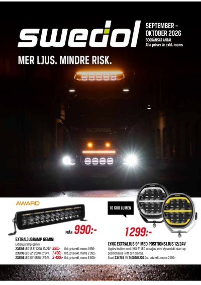 Swedol reklamblad i vecka 38 sida 15